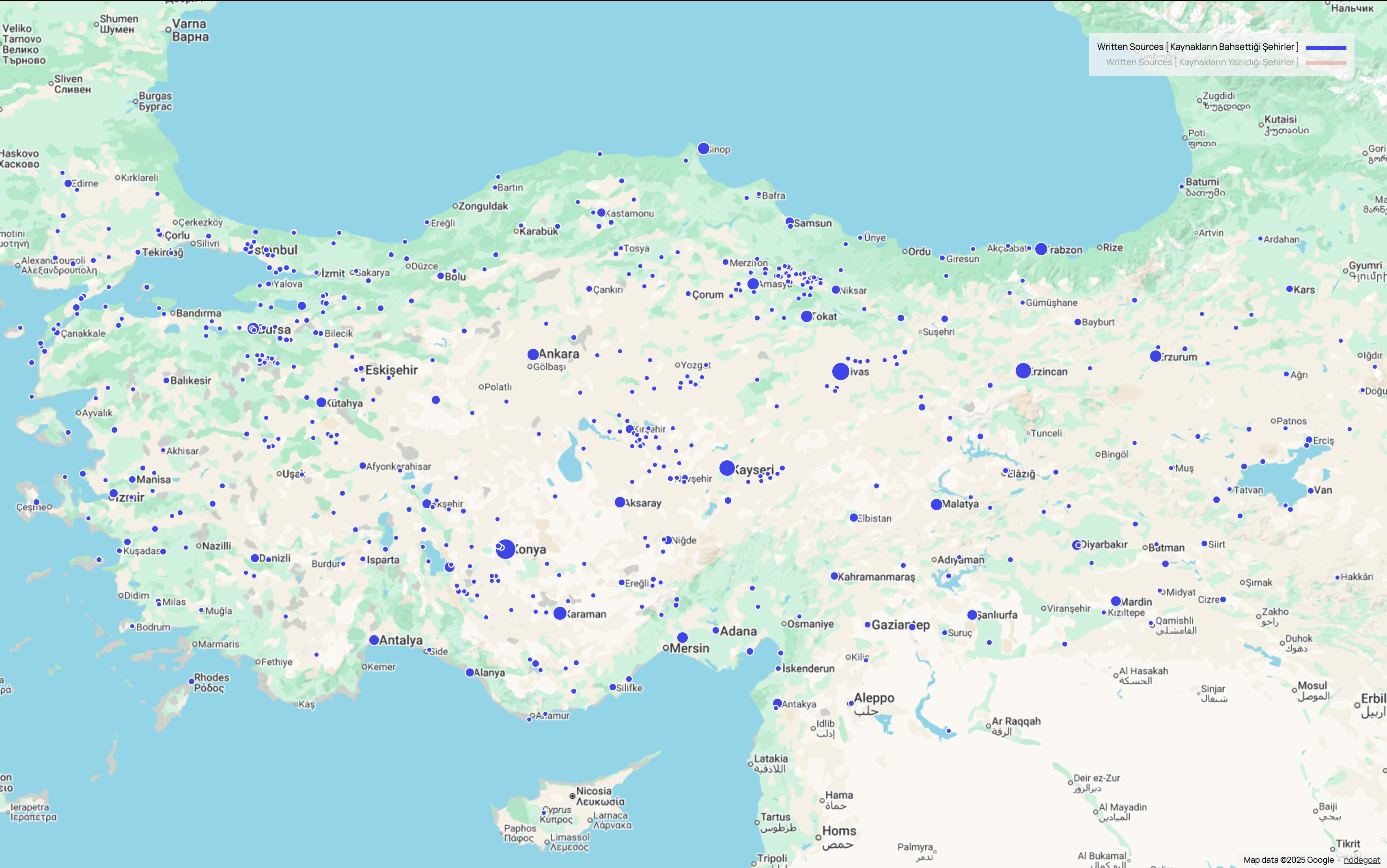 GIS Turkey Overview Map